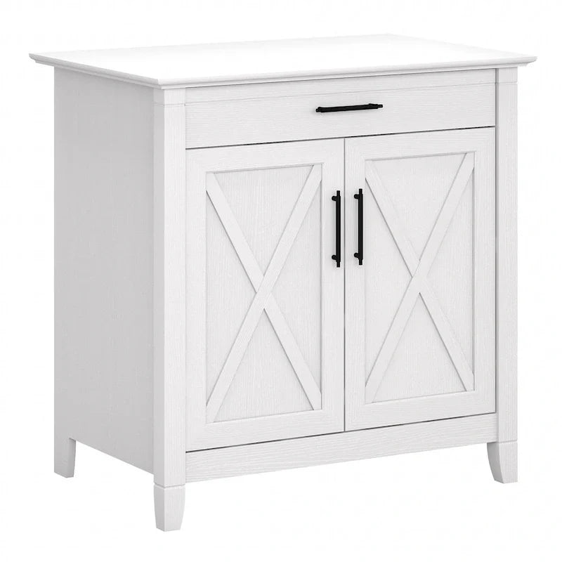 Sekretářský stůl Key West s úložnou skříňkou od Bush Furniture