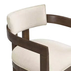 Christopher Knight Home Shankar moderne ronde eettafelset met 5 delen en stoelen met bekleding van rubberhout