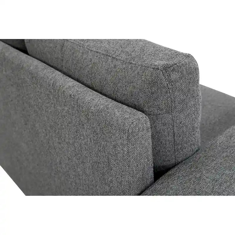 Miles modernes Zweisitzer-Sofa im Mid-Century-Stil mit wendbaren Rückenkissen, groß