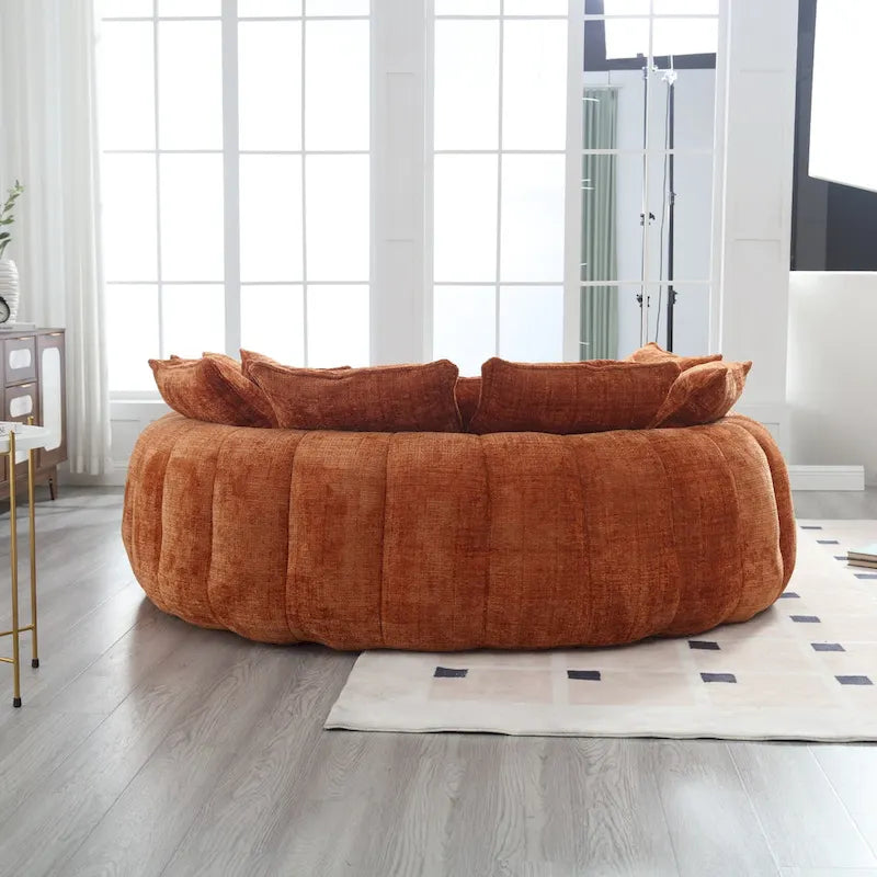 Confortável sofá-cama duplo Loaf, sofá-cama extragrande com apoios de braços