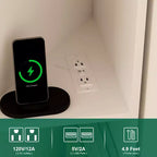Meuble TV d’angle pour téléviseurs jusqu’à 55 pouces, console multimédia de style ferme avec porte de grange, étagères ouvertes et placard de rangement, blanc
