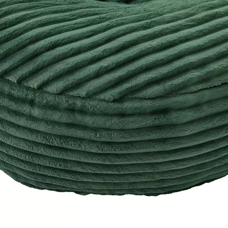 Sitzsack-Sofa für Erwachsene und Kinder, übergroßer Cord-Sitzsack mit 3 Kissen und Armlehne für Wohnzimmer oder Schlafzimmer