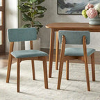 Čtyřdílný jídelní set Nettie z masivního dřeva Simple Living