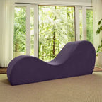 Elegantní lenoška Avana na jógu - vyrobeno v USA - skvělá na protahování, relaxaci, cvičení a další aktivity, 60D x 18W x 26H palců, světle šedá