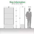 MAYEERTY-Pflanzkasten mit Rankgitter, schwarzes Eisennetz, Stil 01, 72x47x16in, 3-teiliges Set