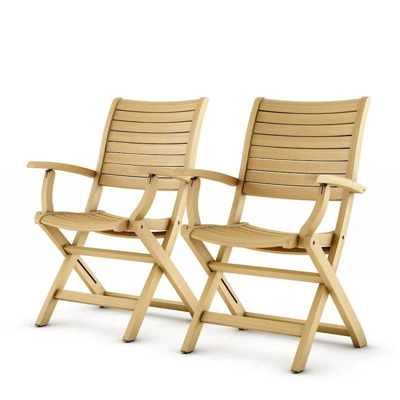 Conjunto de jantar extensível de exterior Amazonia Teak Sessa com 13 peças - 13 peças