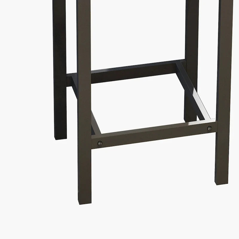 Bistrotisch-Set mit 3 Hockern