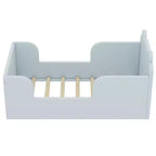 Lit au sol en forme d’ours Okak pour enfants de 3 à 6 ans, cadre de lit pour tout-petit avec barrière de sécurité, joli lit pour enfants en forme d’animal