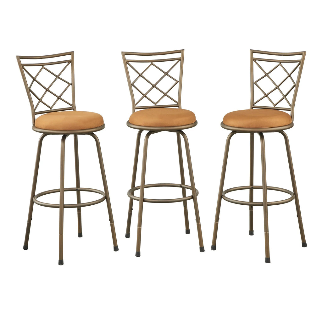 Sgabelli girevoli Alyssa ad altezza regolabile Simple Living (set di 3)