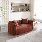 Poltrona-Divanetto Accento Moderna 65.1 in ciniglia trapuntata con schiuma ad alta resilienza