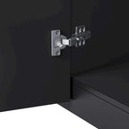 Mobile TV con caminetto elettrico non riscaldante da 34,2", Centro di intrattenimento con luce LED, Ripiani in vetro temperato per TV fino a 75"