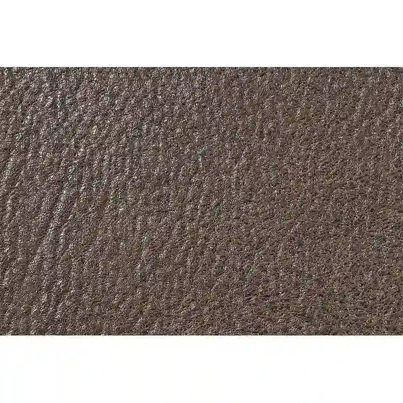 Divanetto manuale contemporaneo con console, 1 posto, per soggiorno, in similpelle traspirante, colore caffè scuro