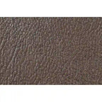 Divanetto manuale contemporaneo con console, 1 posto, per soggiorno, in similpelle traspirante, colore caffè scuro