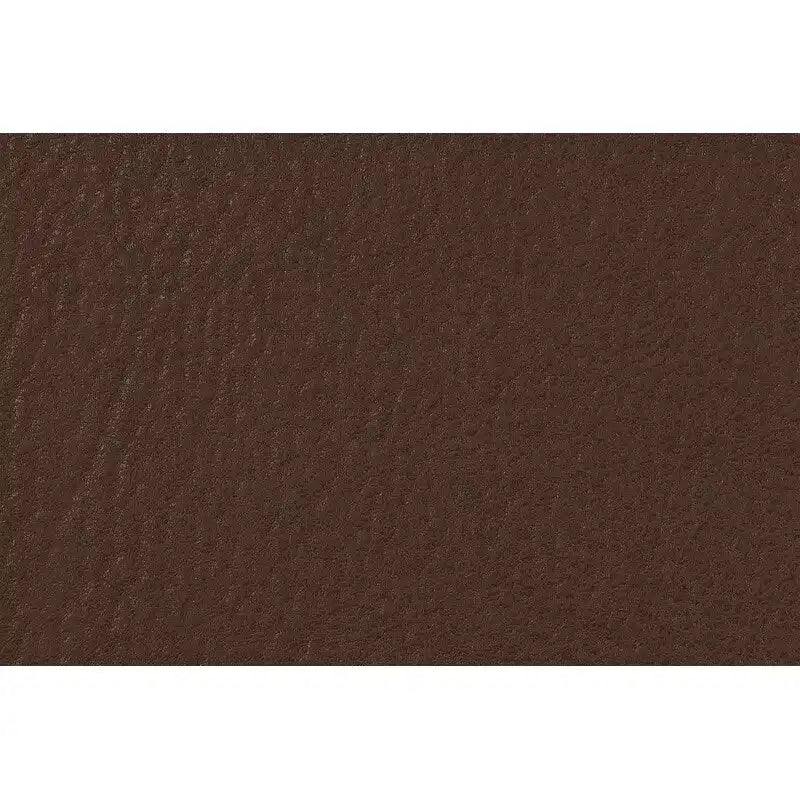 Divanetto manuale contemporaneo con console, 1 posto, per soggiorno, in similpelle traspirante, colore caffè scuro