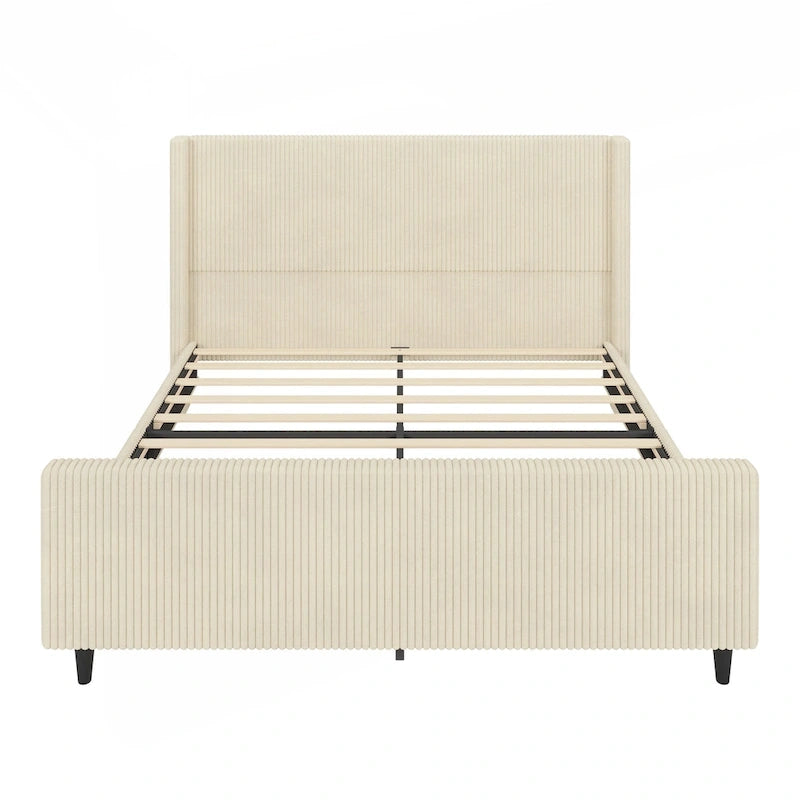 Struttura letto imbottita robusta e confortevole con elegante testiera