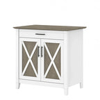 Sekretářský stůl Key West s úložnou skříňkou od Bush Furniture