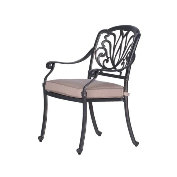 13dílná jídelní souprava Manasquan z gunmetal hliníku od Havenside Home