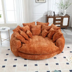 Confortável sofá-cama duplo Loaf, sofá-cama extragrande com apoios de braços