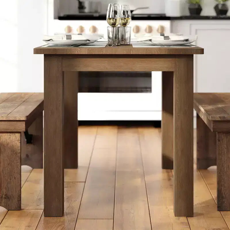 Prostokątny stół do jadalni Flash Furniture 46 x 30 z litej sosny