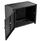 Spa-Umrandung, Spa-Gestell, viereckiges Outdoor-Lounge-Set aus Polyrattan