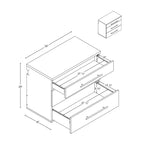 Hangups 3 Drawer Base Storage Cabinet - Prepac