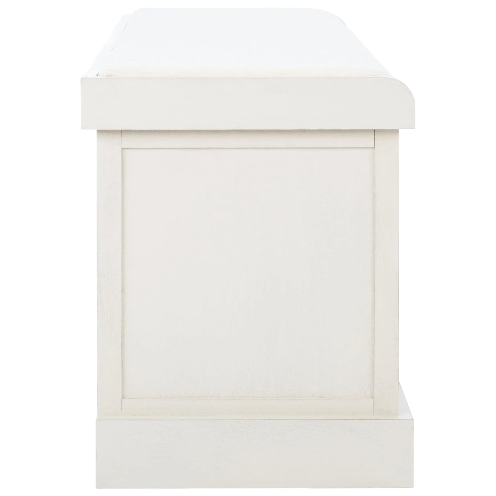 Úložná lavice SAFAVIEH Fiorello se 3 zásuvkami a polstrováním - 47.3 W x 15 L x 19 H - 47Wx15Dx19H