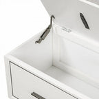 Schuhbank mit abnehmbarem Kissen und verborgenem Stauraum für Ordnung im Eingangsbereich und Wohnzimmer