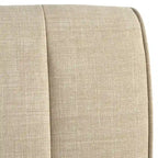 Conjunto de banqueta estofada de 3 peças Lifestorey Kerrington com costas caneladas