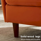 28,34 Zoll, 2er-Set Akzent-Sessel, Samt-Sessel im Fassondesign mit Beinen aus Massivholz