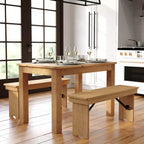 Prostokątny stół do jadalni Flash Furniture 46 x 30 z litej sosny