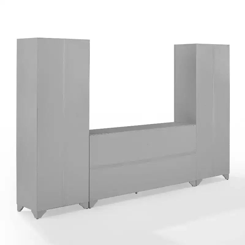 Set da 3 pezzi Tara di credenza e dispensa effetto usurato - Crosley