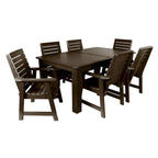 HIGHWOOD PROFESSIONAL 7- Piece Outdoor Dining Set 42x72