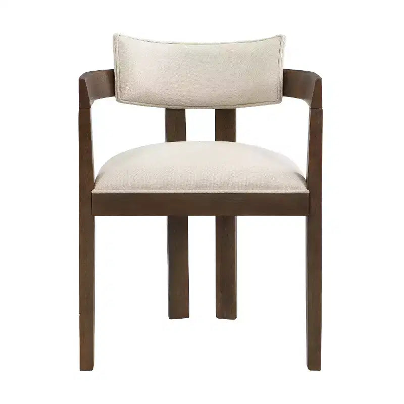 Christopher Knight Home Shankar moderne ronde eettafelset met 5 delen en stoelen met bekleding van rubberhout