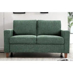 Miles modernes Zweisitzer-Sofa im Mid-Century-Stil mit wendbaren Rückenkissen, groß