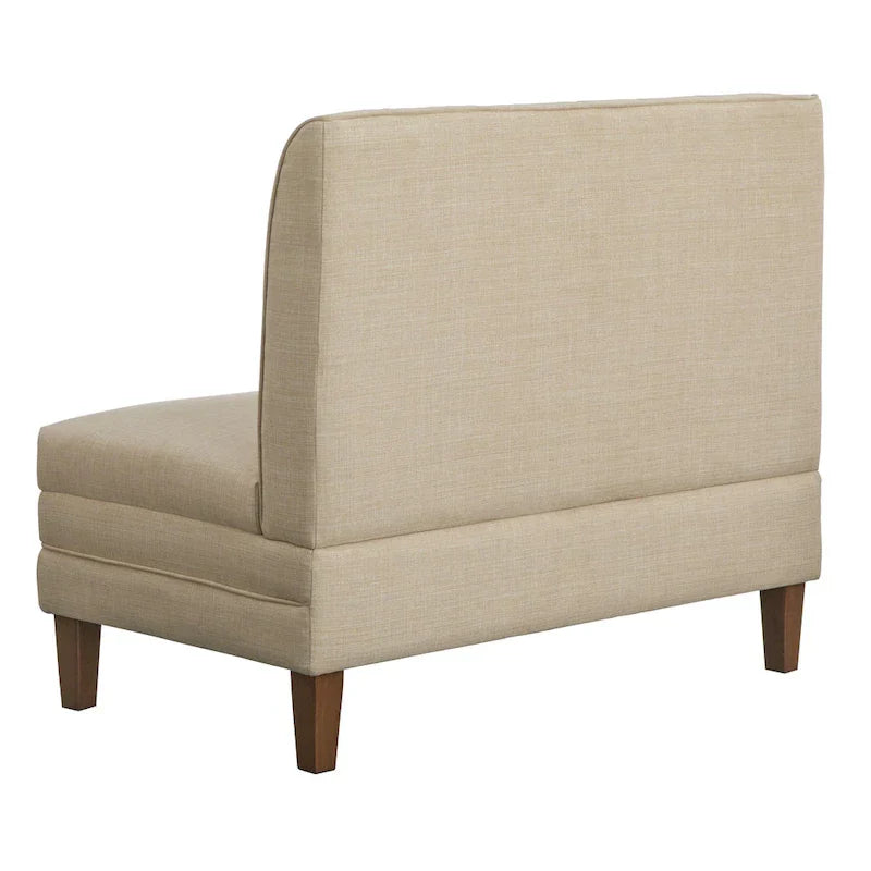 Conjunto de banqueta estofada de 3 peças Lifestorey Kerrington com costas caneladas