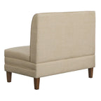 Conjunto de banqueta estofada de 3 peças Lifestorey Kerrington com costas caneladas