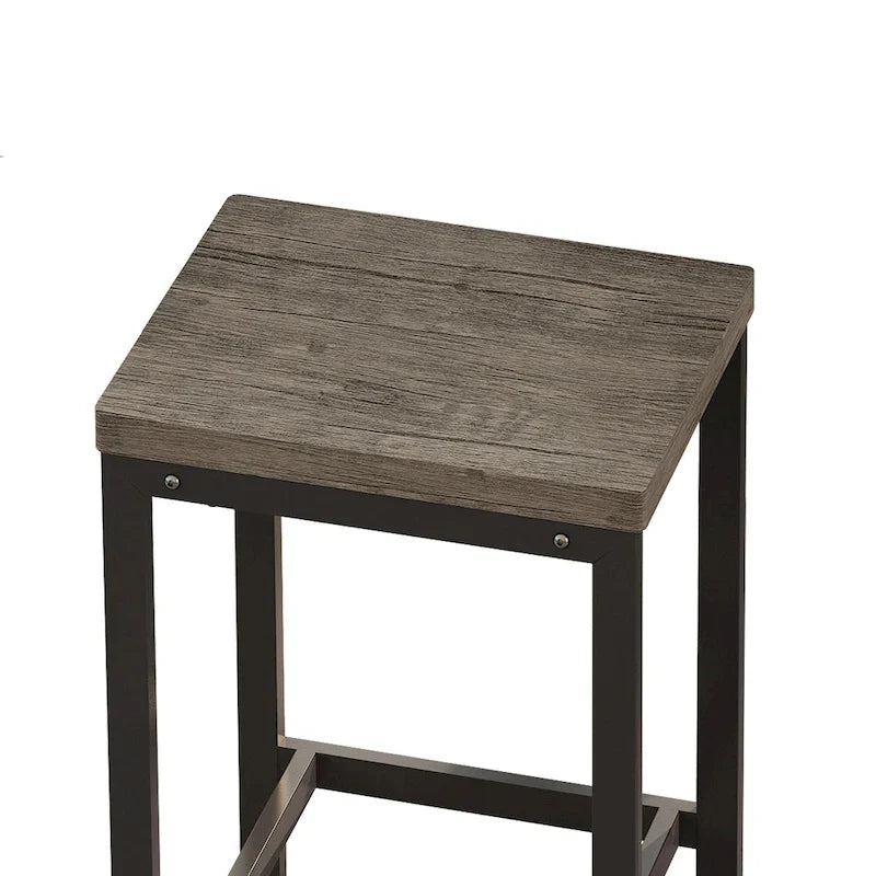 Bistrotisch-Set mit 3 Hockern