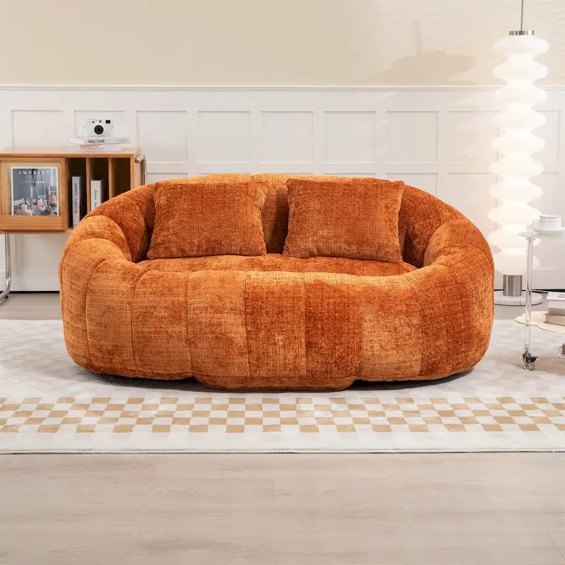 Sitzsack aus Chenille, Relaxsofa