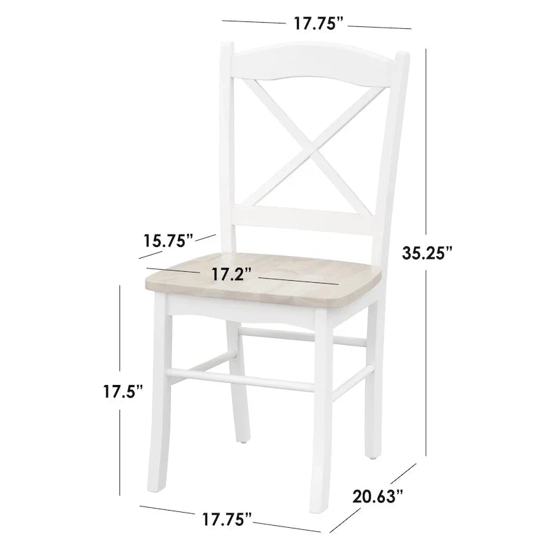 Simple Living Venkovská 3dílná jídelní sestava s rozkládací deskou