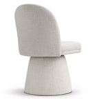 Ensemble de 6 chaises de salle à manger modernes pivotantes à 360°, sans accoudoirs, avec piètement de style piédestal, chaises d’appoint élégantes pour la cuisine, la salle à manger ou le bureau -Panipeachy