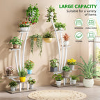 Zimmerpflanzenständer, 6-stöckiges Blumenregal für Haus und Garten – 2er-Set