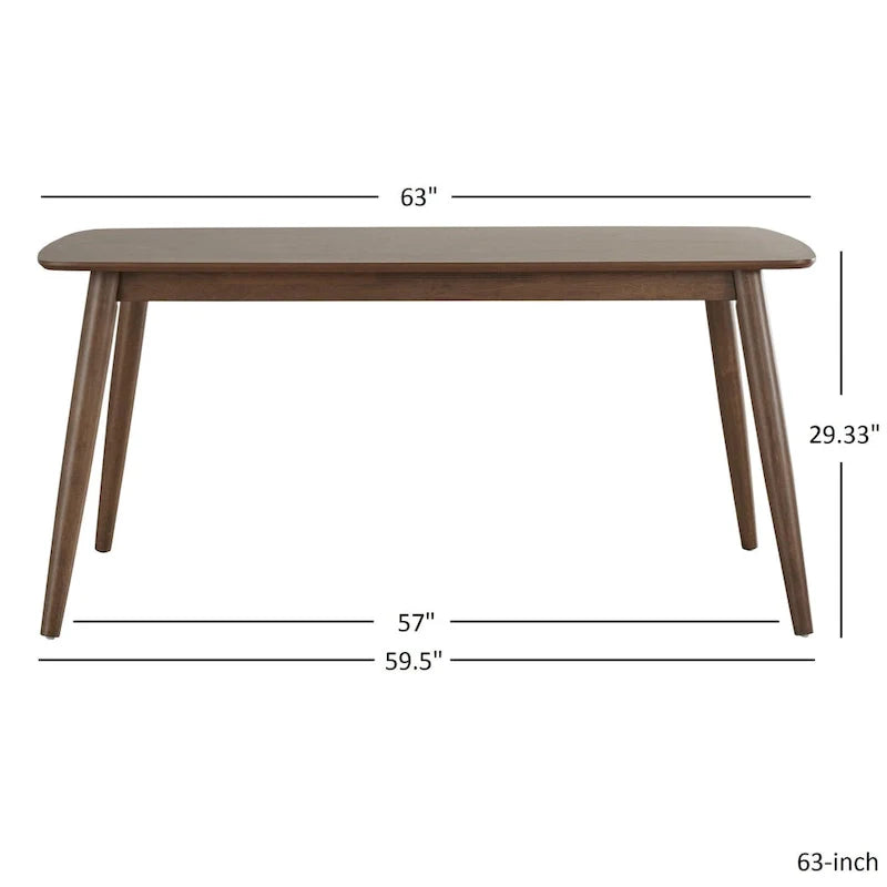 Conjunto de jantar norueguês dinamarquês em carvalho afunilado da iNSPIRE Q Modern