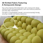 Divano relax curvo a bolle per 2 persone, a forma di nido d'ape, con tessuto 3D, per soggiorno, salotto o appartamento