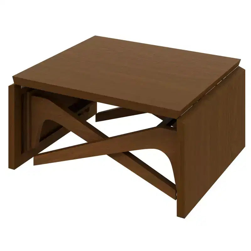 2-in-1-salontafel, uitschuifbare eettafel, tafel met verstelbare hoogte voor thuis en kantoor, ruimtebesparend - ModernLuxe