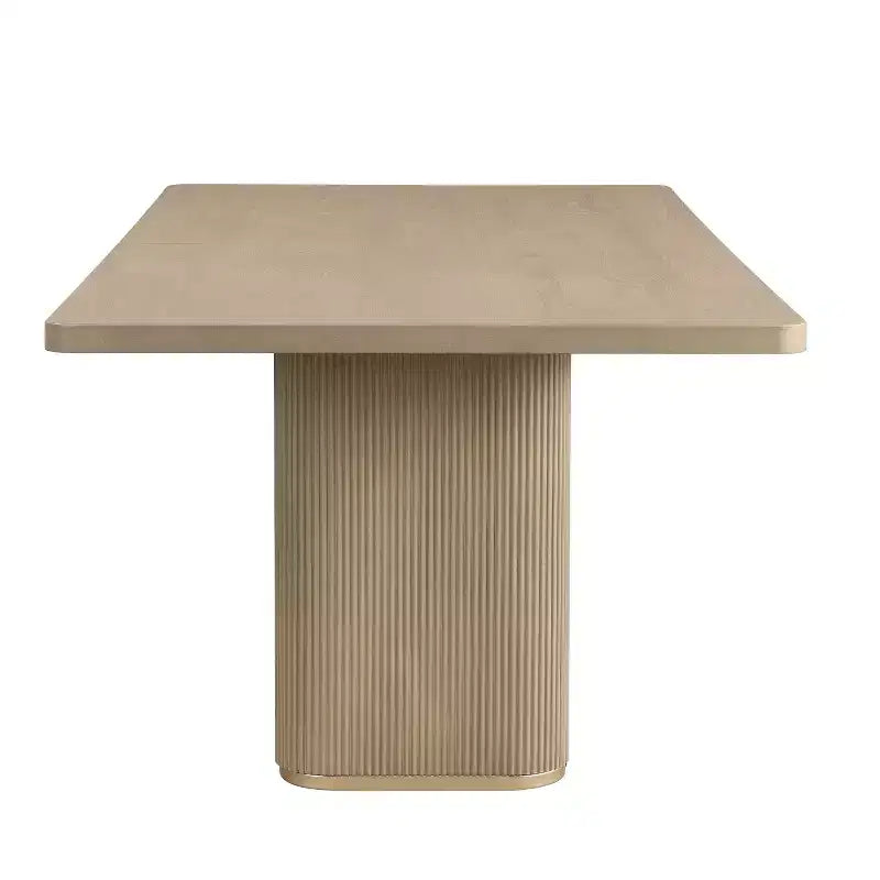 Conjunto de jantar moderno de madeira e metal Christopher Knight Home Yodsak com 7 peças e cadeiras giratórias a 180