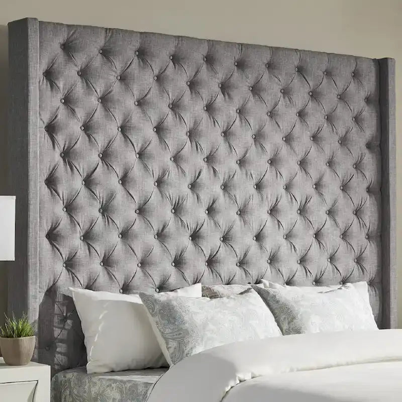 Naples-Kopfteil mit Knopfheftung und Wingback-Design, nur von iNSPIRE Q Artisan