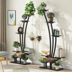 Zimmerpflanzenständer, 6-stöckiges Blumenregal für Haus und Garten – 2er-Set