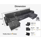 Modulares Cord-Sofaelement von Dyonery mit abnehmbaren, waschbaren Bezügen