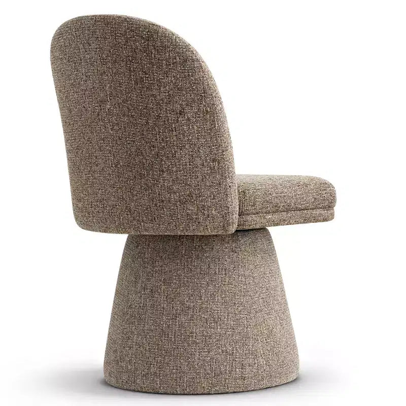 Ensemble de 6 chaises de salle à manger modernes pivotantes à 360°, sans accoudoirs, avec piètement de style piédestal, chaises d’appoint élégantes pour la cuisine, la salle à manger ou le bureau -Panipeachy