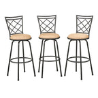 Sgabelli girevoli Alyssa ad altezza regolabile Simple Living (set di 3)